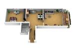 Etagenwohnung Oldenburg Bürgeresch - 2.5 Zimmer, 65 m&sup2;, 925&euro; | Angebot:26705875