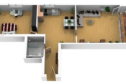 Wohnung Oldenburg Bürgeresch - 2.5 Zimmer, 65 m&sup2;, 925&euro; | Angebot:26705875