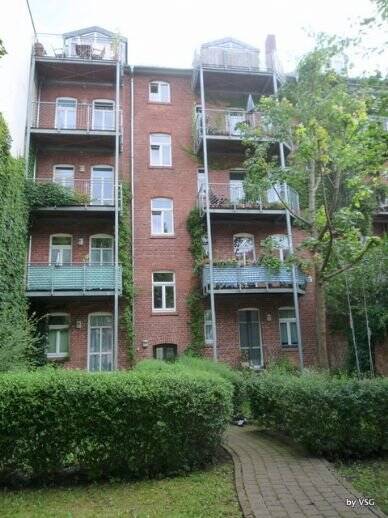 Etagenwohnung Erfurt Andreasvorstadt - 2 Zimmer, 54 m&sup2;, 520&euro; | Angebot:26053253