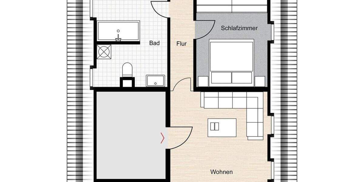 Etagenwohnung Renningen Malmsheim - 4 Zimmer, 98 m&sup2;, 1.000&euro; | Angebot:25897765