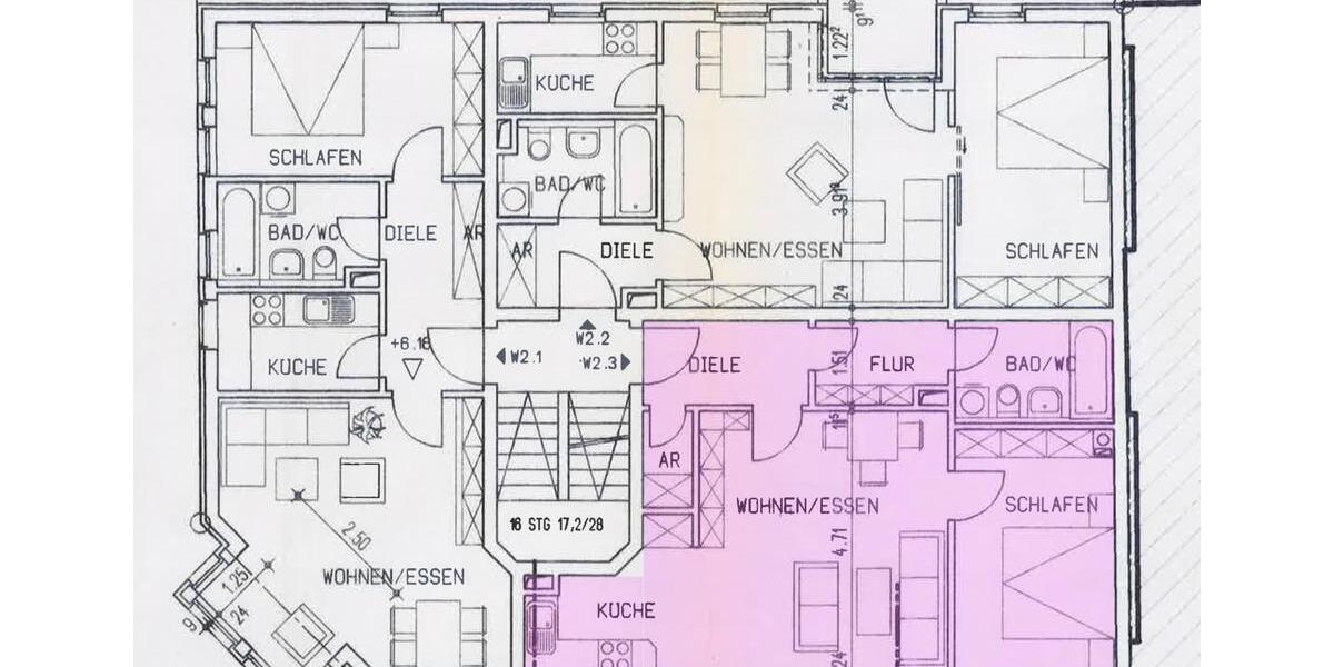 Etagenwohnung Bischofswerda - 2 Zimmer, 53 m&sup2;, 398&euro; | Angebot:24625554