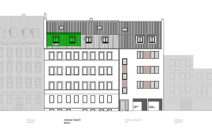 Deine 3-R-Maisonette Whg in Altbau, gr. Blk, Wendeltreppe 3 zimmer