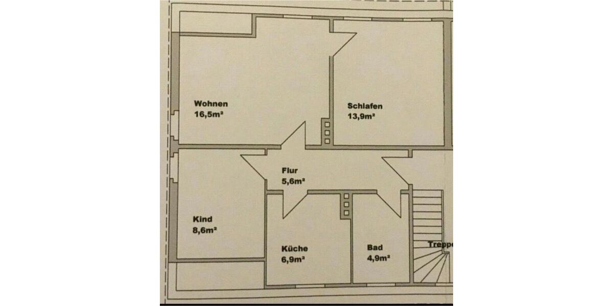 Etagenwohnung Uelzen - 3 Zimmer, 56 m&sup2;, 475&euro; | Angebot:26477615
