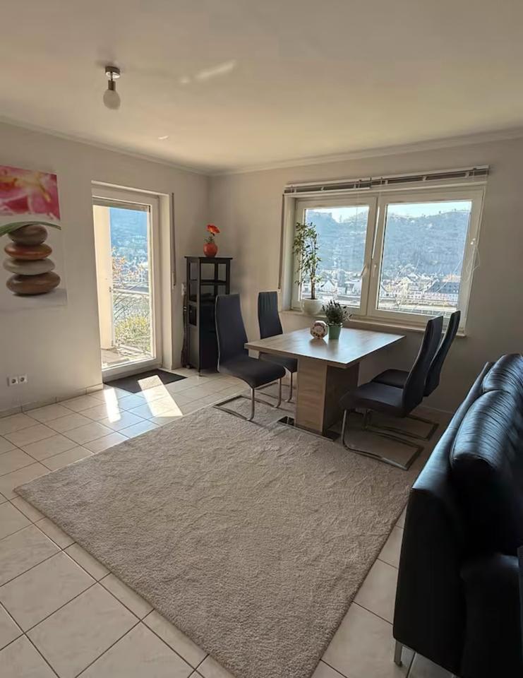 Möblierte Wohnung 80qm mit Moselpanorama Terrasse