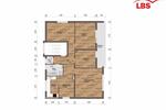 Etagenwohnung Jettingen-Scheppach Scheppach - 4 Zimmer, 108 m&sup2;, 970&euro; | Angebot:26670321