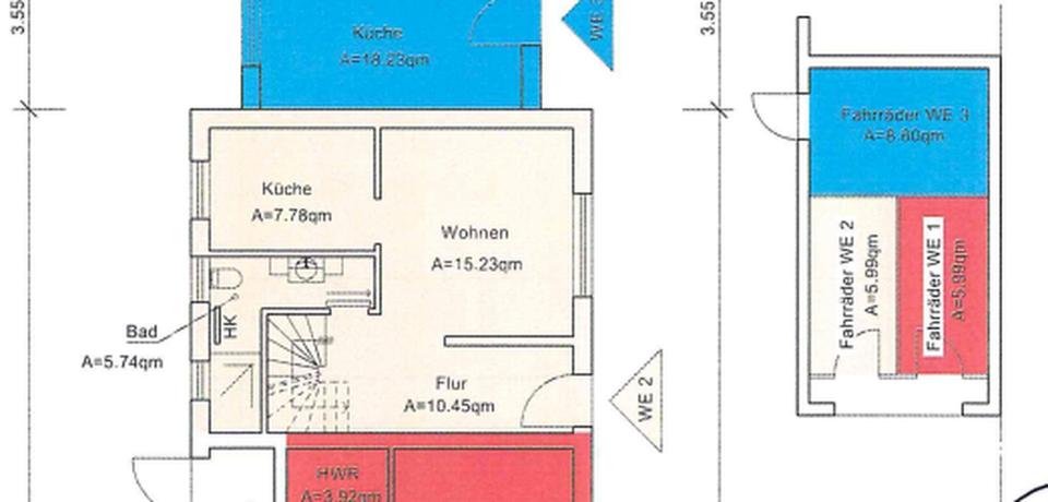 Etagenwohnung Sottrum - 3 Zimmer, 70 m&sup2;, 790&euro; | Angebot:25443295