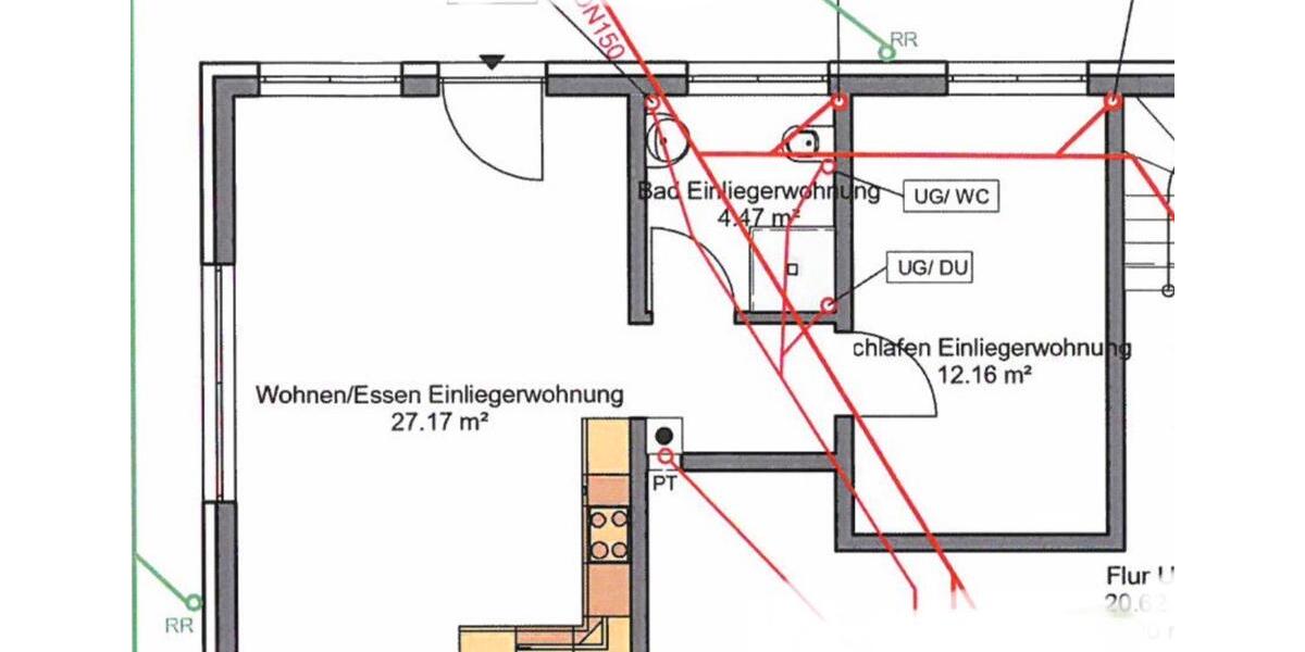 Erdgeschoßwohnung Vöhringen - 2 Zimmer, 48 m&sup2;, 800&euro; | Angebot:24977526