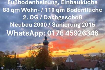 Wohnung Geltendorf - 3 Zimmer, 83 m&sup2;, 1.120&euro; | Angebot:25162744