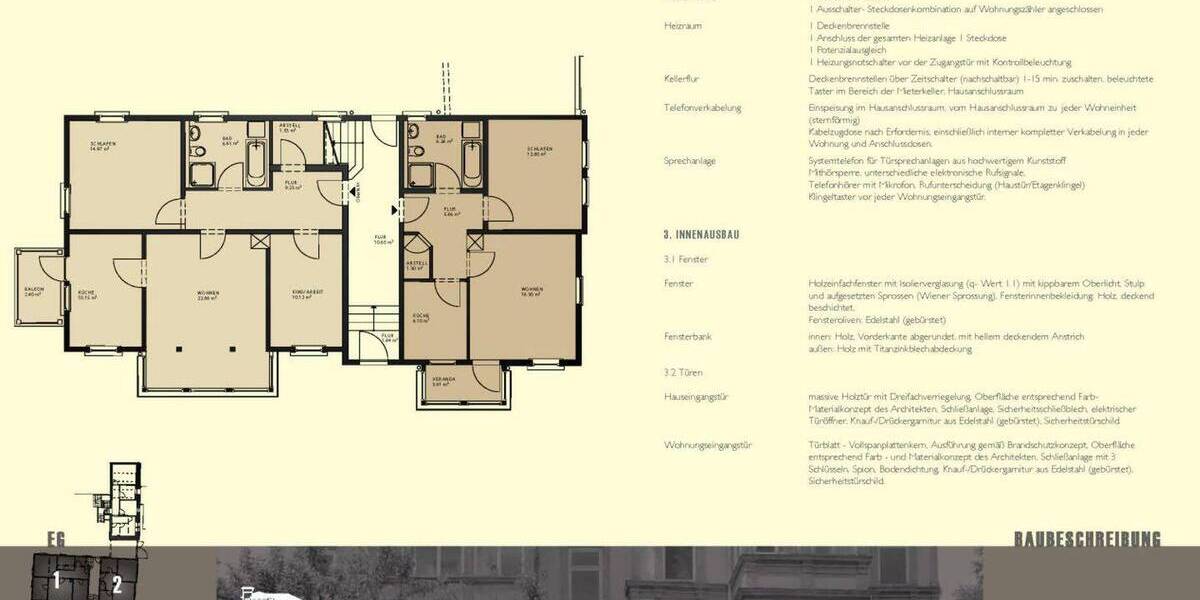 Etagenwohnung Friedrichroda - 2 Zimmer, 52 m&sup2;, 420&euro; | Angebot:25684644