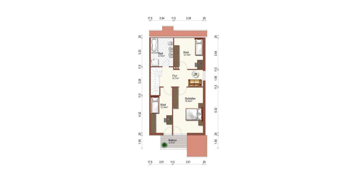 Doppelhaushälfte Neumarkt Altenhof - 4 Zimmer, 139 m&sup2;, 1.340&euro; | Angebot:25661915