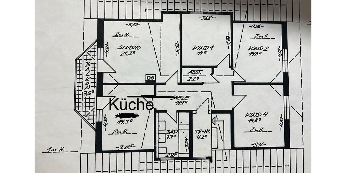 Dachgeschoßwohnung Büdingen - 4 Zimmer, 86 m&sup2;, 1.200&euro; | Angebot:25078757