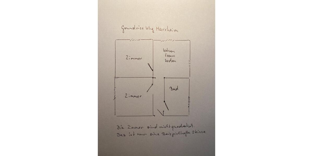 Erdgeschoßwohnung Hofheim am Taunus - 3 Zimmer, 54 m&sup2;, 660&euro; | Angebot:25382285