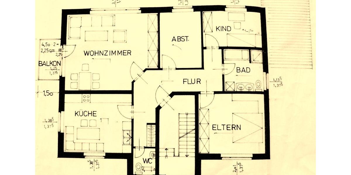 Erdgeschoßwohnung Neustadt am Rübenberge - 4 Zimmer, 115 m&sup2;, 1.000&euro; | Angebot:26684080