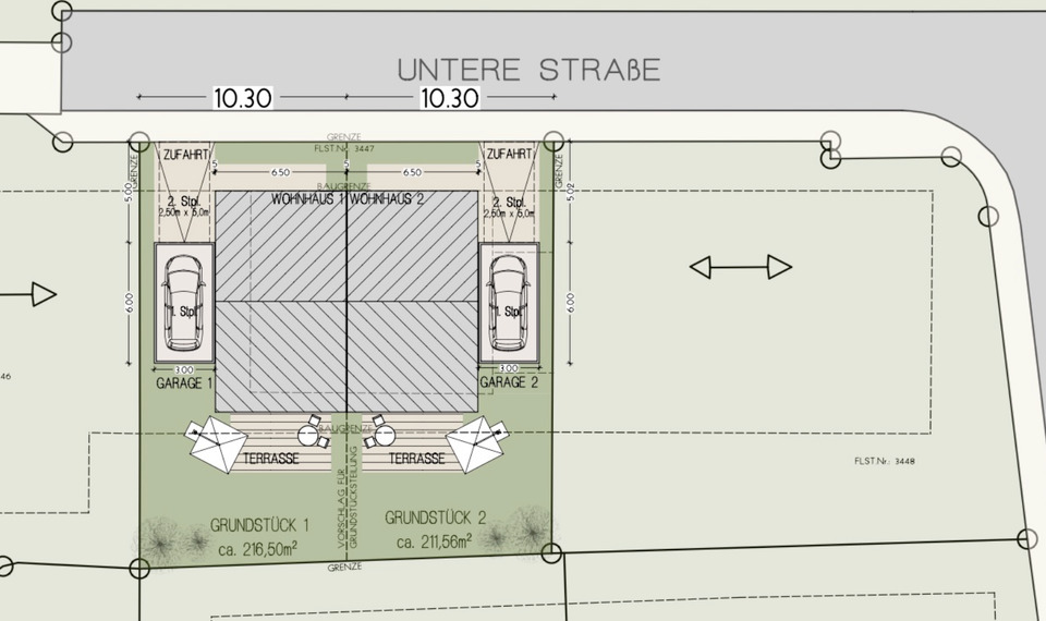 Doppelhaushälfte Frickenhausen - 4 Zimmer, 127 m&sup2;, 1.940&euro; | Angebot:25043231
