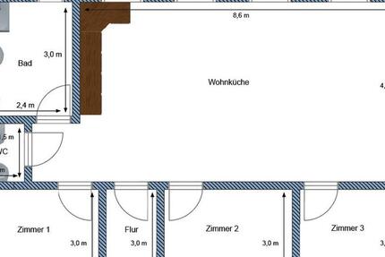 Wohnung Hohenwestedt - 4 Zimmer, 88 m&sup2;, 1.130&euro; | Angebot:26578762