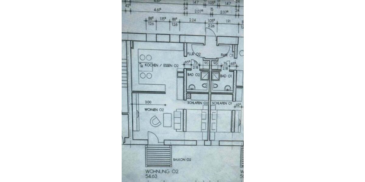 Erdgeschoßwohnung Mittweida - 2 Zimmer, 62 m&sup2;, 540&euro; | Angebot:24753345