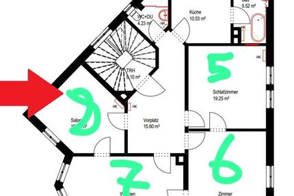 Gästezimmer mit Internet, Gästeküche, EtagenDuscheWc, Waschmaschine 1 zimmer