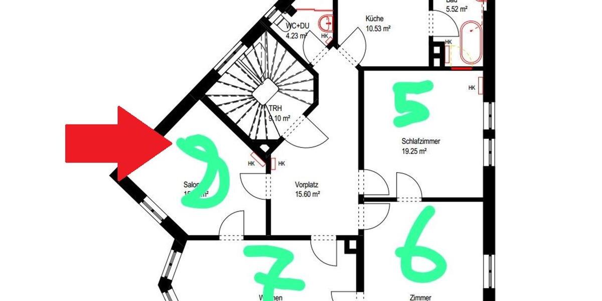 Gästezimmer mit Internet, Gästeküche, EtagenDuscheWc, Waschmaschine 1 zimmer