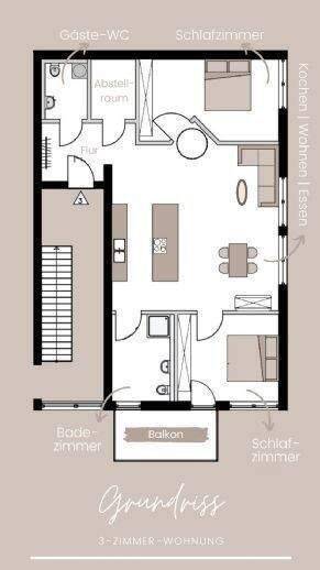 Etagenwohnung Lichtenfels Seubelsdorf - 3 Zimmer, 95 m&sup2;, 900&euro; | Angebot:26616713
