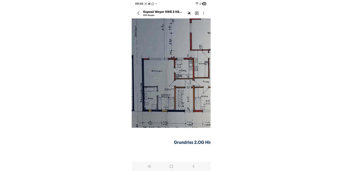 Etagenwohnung Villmar - 2 Zimmer, 46 m&sup2;, 430&euro; | Angebot:26380068