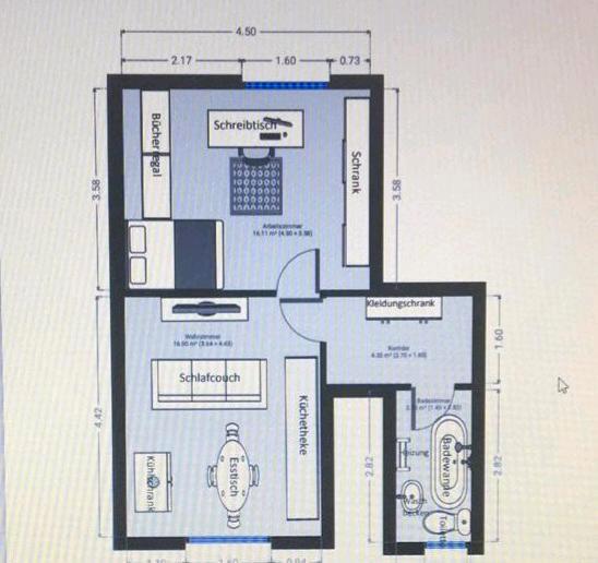 Etagenwohnung Gelsenkirchen - 2.5 Zimmer, 46 m&sup2;, 800&euro; | Angebot:26489860