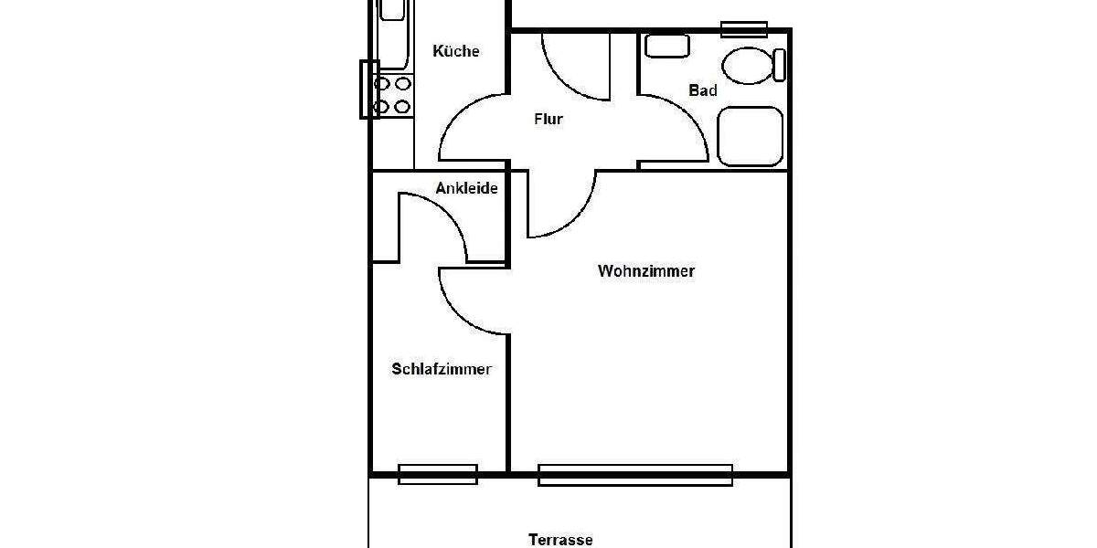 Etagenwohnung Kramerhof Parow - 2 Zimmer, 52 m&sup2;, 520&euro; | Angebot:22997668