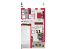 Etagenwohnung Oldenburg Alexandersfeld - 2 Zimmer, 59 m&sup2;, 980&euro; | Angebot:27620515