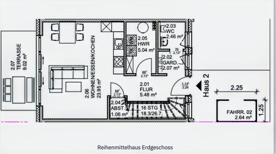 Erstbezug Noch 5 Reihenhäuser frei, Mieten oder Kauf, KFW 40 QNG