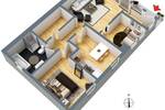 Etagenwohnung Marlow Ehmkenhagen - 3 Zimmer, 80 m&sup2;, 560&euro; | Angebot:26787783