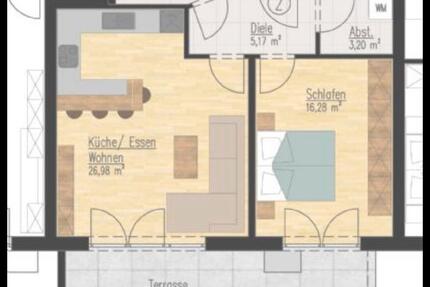 Wohnung Waldkraiburg - 2 Zimmer, 71 m&sup2;, 850&euro; | Angebot:26038525