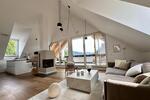 Bergblick, Sauna und Kamin - wunderschöne möblierte Dachgeschoss Wohnung in Tegernsee befristet zimmer