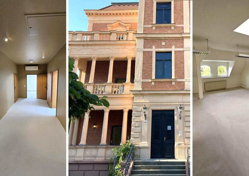 Repräsentative, sanierte Büro-Praxisfläche in einer freistehenden Villa, SP mögl.