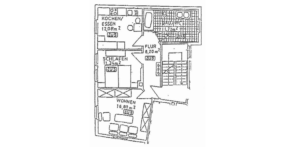 Mietspezial vom Osterhasen: sonnige 2-Zimmer-Wohnung nahe UNI und Fachhochschule - Etagenwohnung Jena Burgau | Angebot:26074011