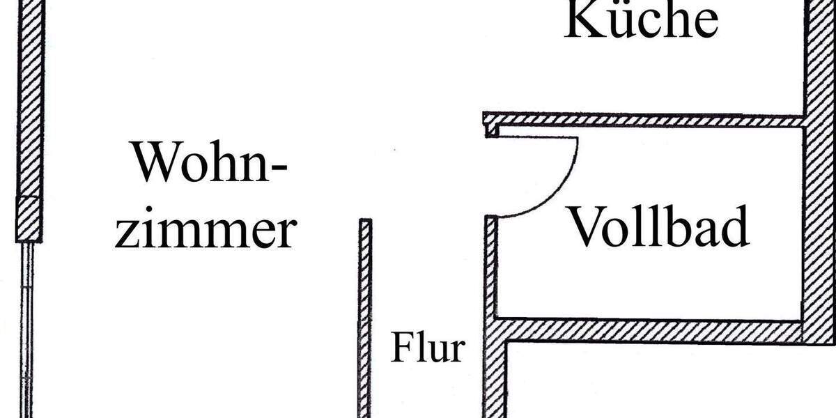 Etagenwohnung Stralsund Altstadt - 1 Zimmer, 42 m&sup2;, 400&euro; | Angebot:24747189