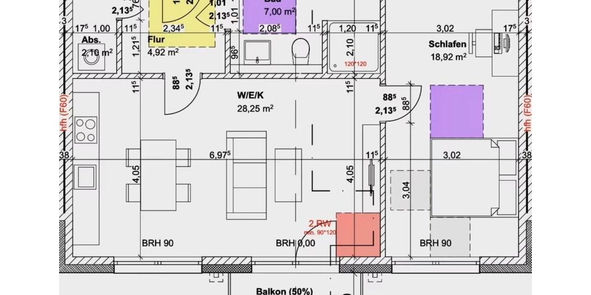 Etagenwohnung Bad Salzuflen - 1 Zimmer, 63 m&sup2;, 760&euro; | Angebot:25987332