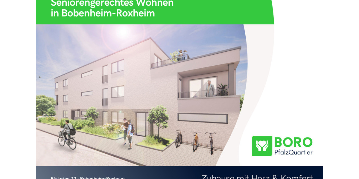 Etagenwohnung Bobenheim-Roxheim Roxheim - 1 Zimmer, 43 m&sup2;, 760&euro; | Angebot:24715954