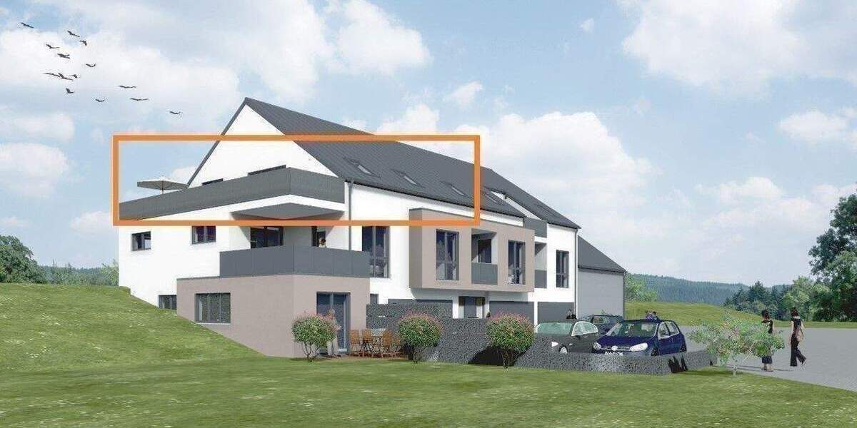 Etagenwohnung Konz Obermennig - 3 Zimmer, 81 m&sup2;, 980&euro; | Angebot:26740575