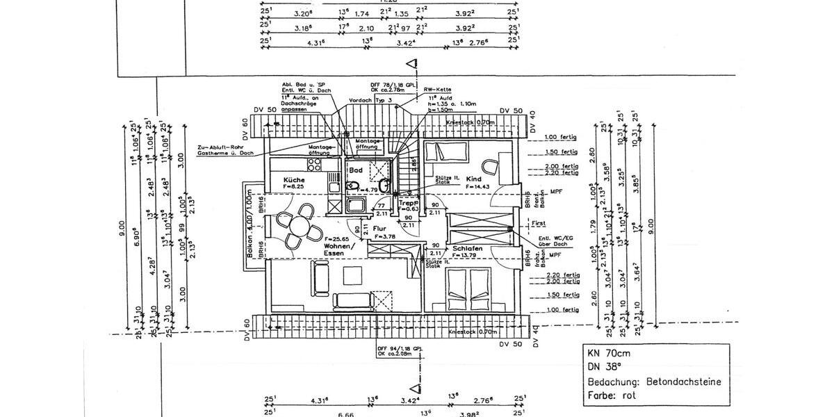Dachgeschoßwohnung Nieste - 3 Zimmer, 62 m&sup2;, 850&euro; | Angebot:26565349