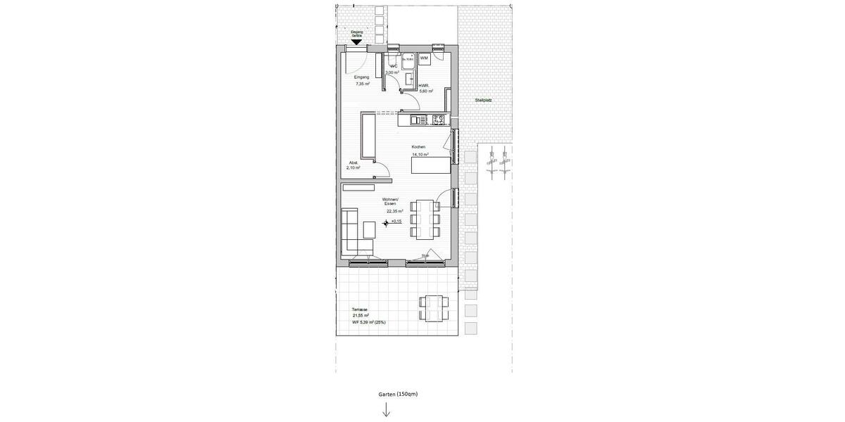 Doppelhaushälfte Walldorf - 4 Zimmer, 110 m&sup2;, 1.840&euro; | Angebot:26217623