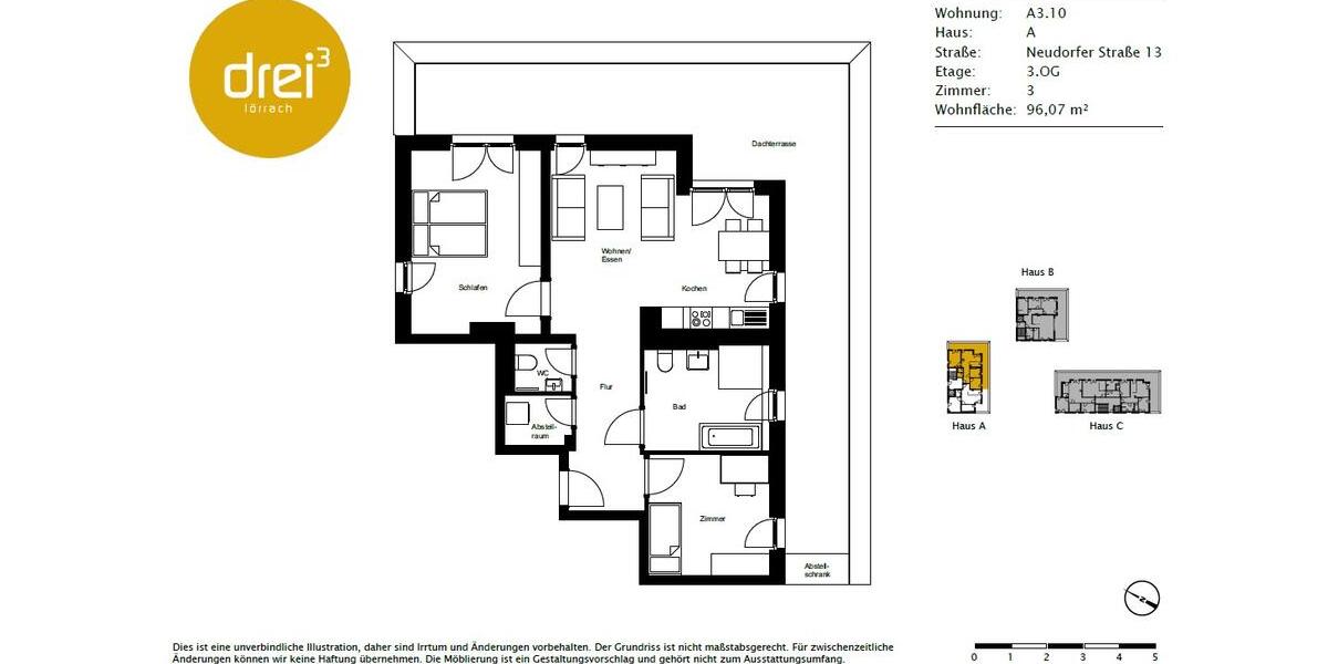 Einfamilienhaus Lörrach Brombach - 3 Zimmer, 95 m&sup2;, 1.455&euro; | Angebot:24934905