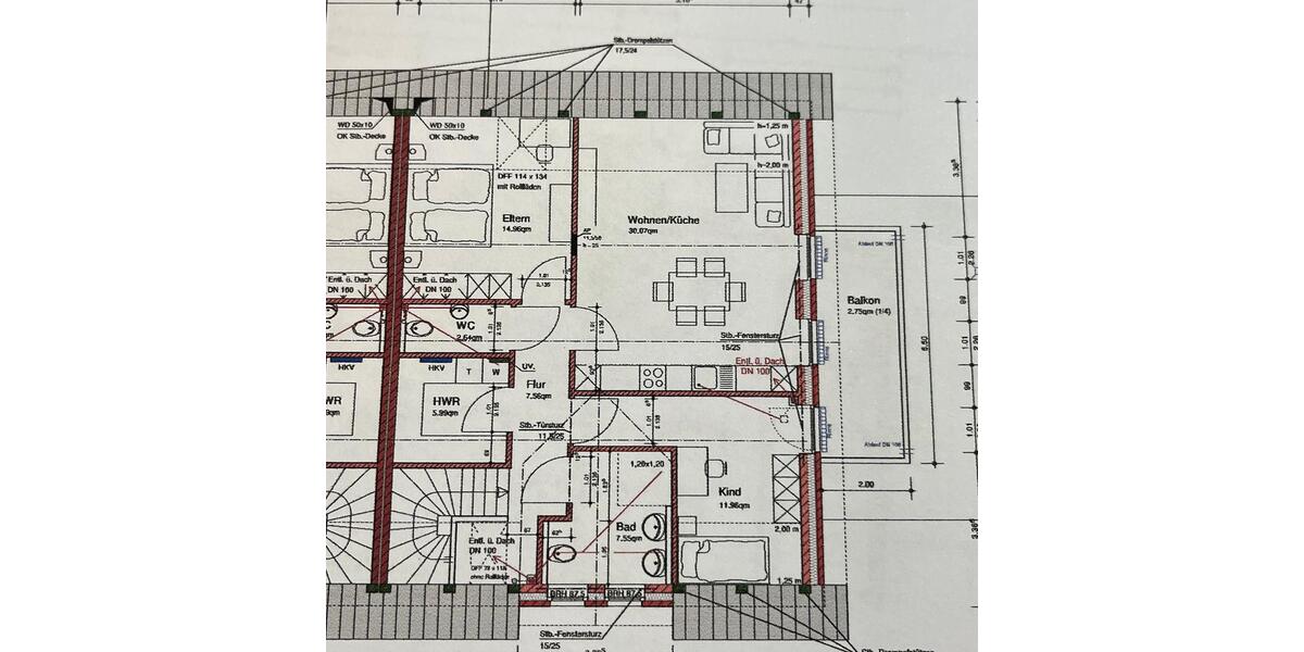 Dachgeschoßwohnung Freren - 3 Zimmer, 86 m&sup2;, 650&euro; | Angebot:26562811