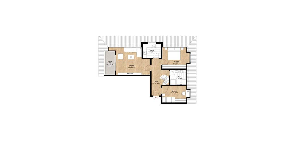 Etagenwohnung Hamburg Rahlstedt - 4 Zimmer, 106 m&sup2;, 1.400&euro; | Angebot:26733432