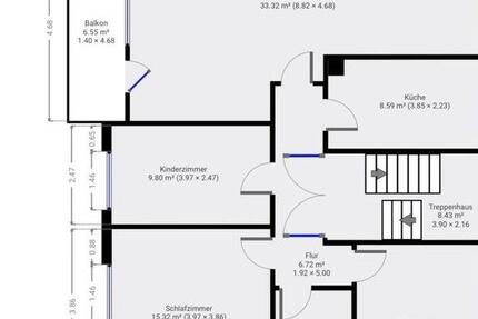 Wohnung Groß-Zimmern Zimmern - 4 Zimmer, 97 m&sup2;, 1.100&euro; | Angebot:24733671