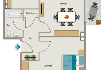 Kleine 2-Zimmer-Wohnung in Neukirchen-Vluyn Neukirchen für Sie! zimmer