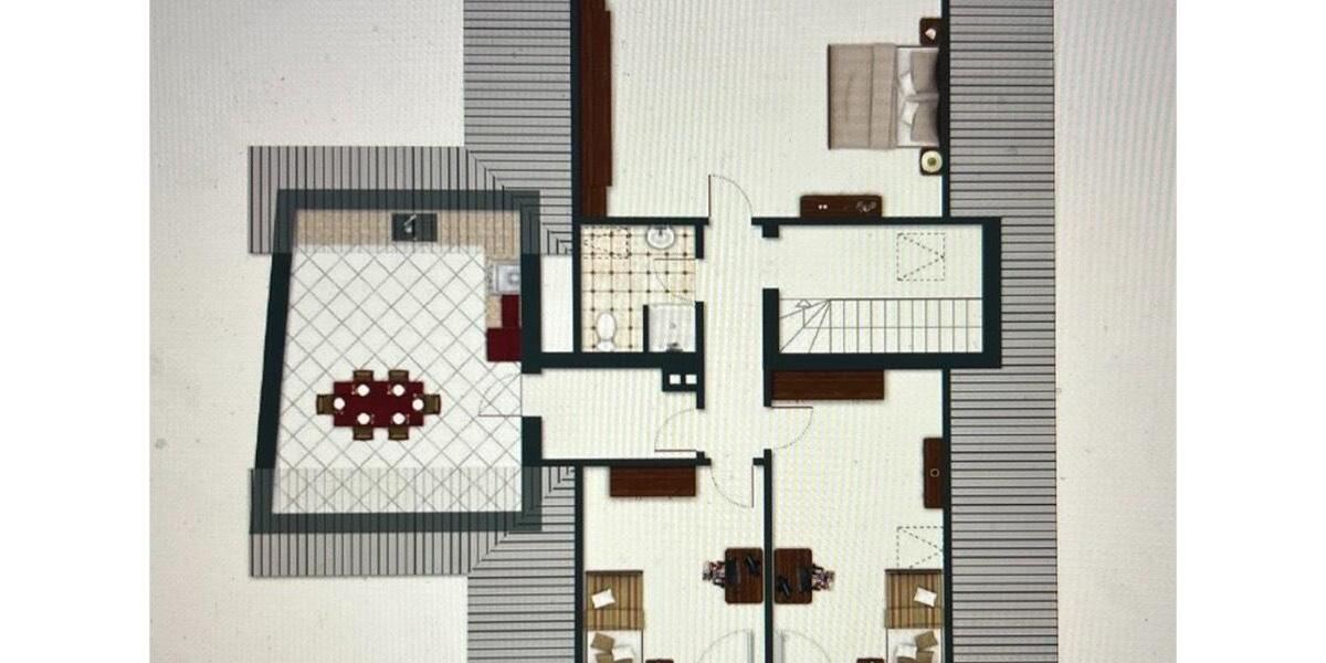 Helle 3-Zimmer DG Wohnung mit Südbalkon - 68 Quadratmeter 3 zimmer