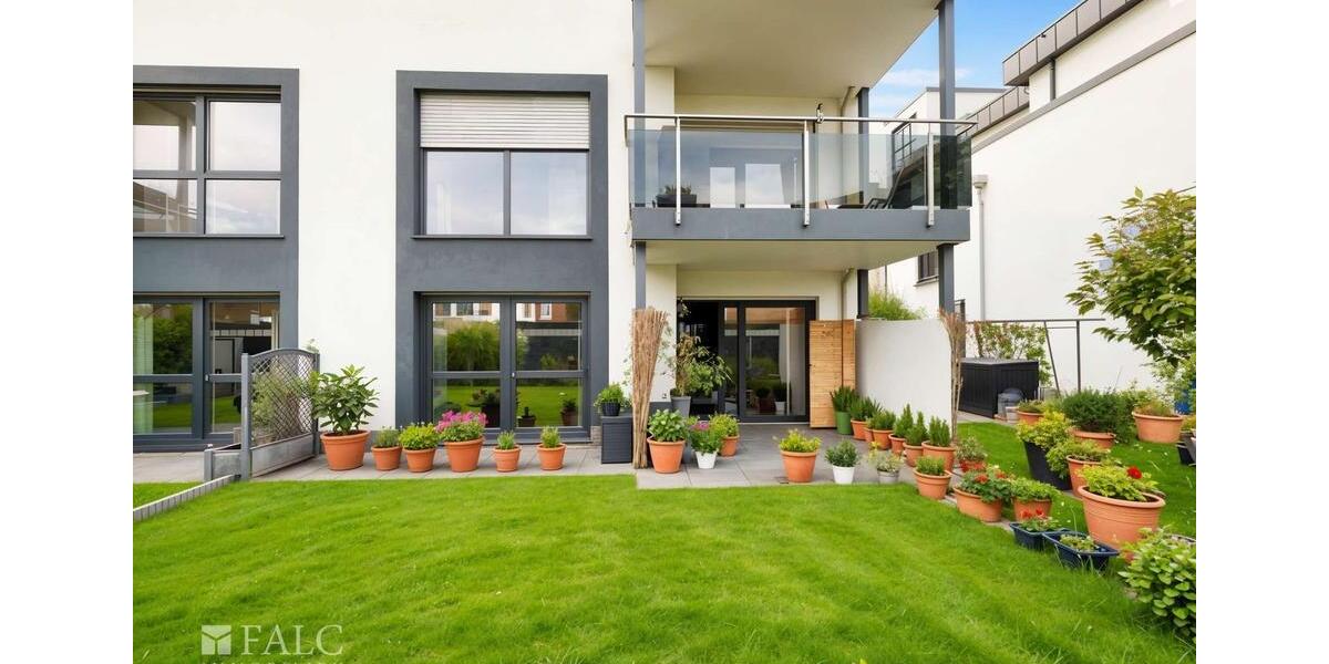 Leben mit Gartenluxus: Wunderschöne EG-Wohnung mit TG in Toplage Duisburg-Süd 2 zimmer