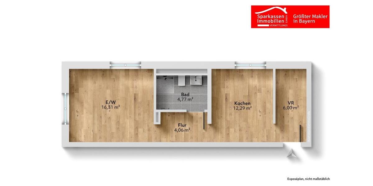 Etagenwohnung Berchtesgaden - 1 Zimmer, 43 m&sup2;, 890&euro; | Angebot:24960962
