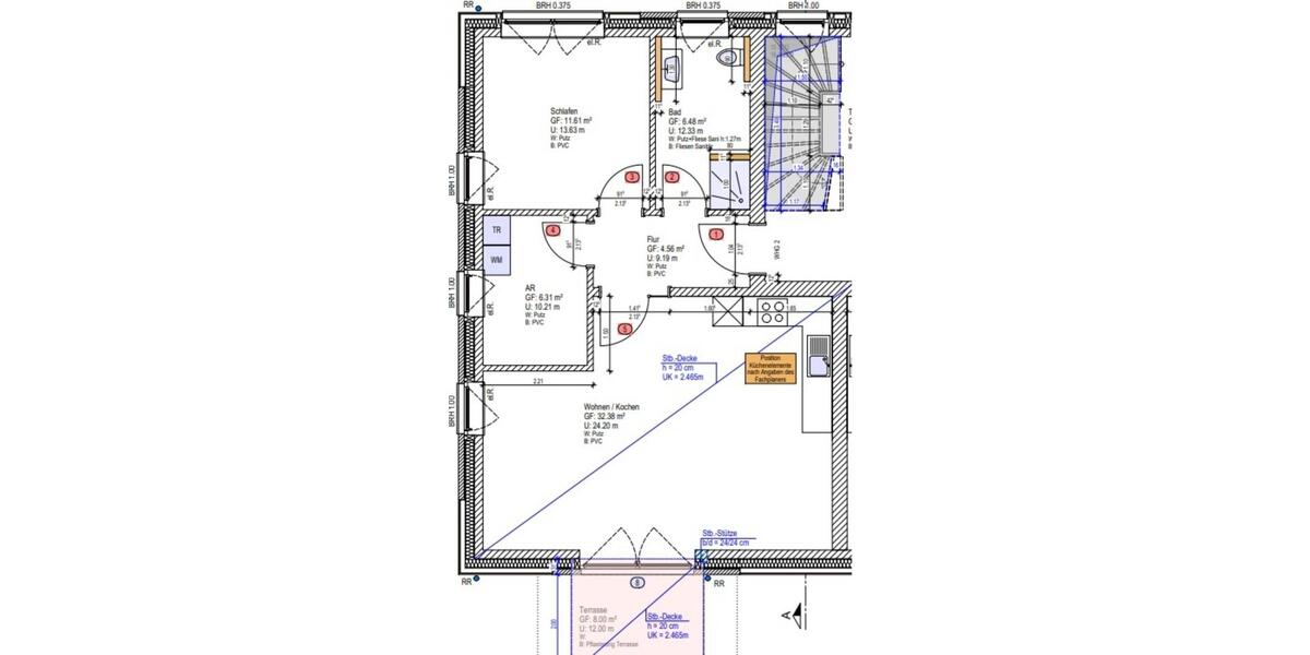Etagenwohnung Lathen - 2 Zimmer, 65 m&sup2;, 670&euro; | Angebot:24427089