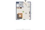 Etagenwohnung Wilhelmshaven Aldenburg - 1 Zimmer, 14 m&sup2;, 250&euro; | Angebot:26629399