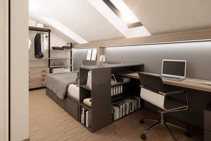 Eichstätt: Modernes Studentenapartment im neuen Dachgeschossausbau - möbliert & in direkter Uninähe 1 zimmer